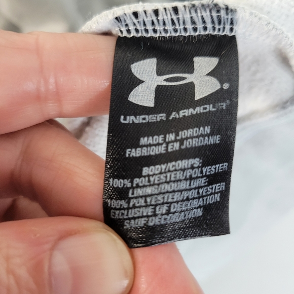 Mens Under Armour Gray/Blue hoodie Size Medium - Picture 9 of 11